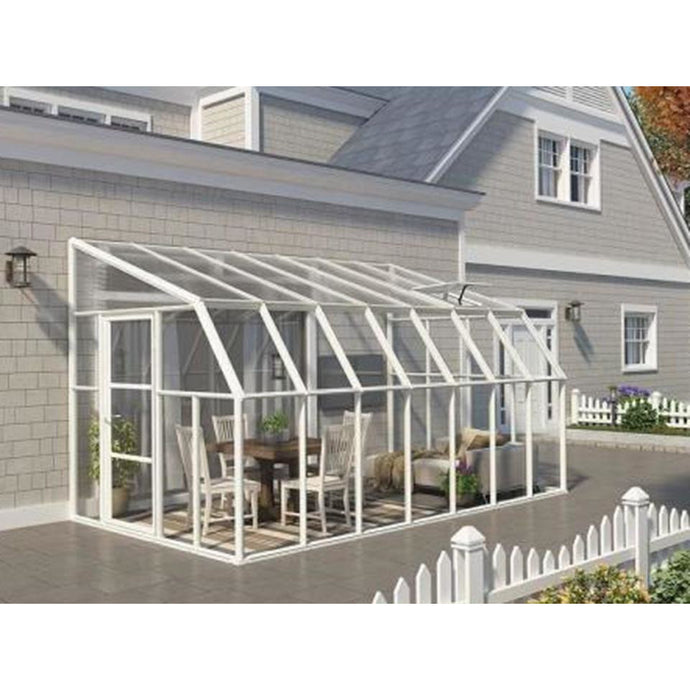 8ft x 20ft Sun Room 2 Greenhouse - All Seasons Greenhouses